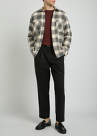 Wax London Aubyn Tapered-leg Twill Trousers Black