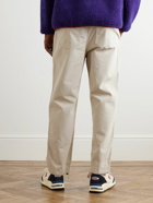 Folk - Assembly Straight-Leg Cotton-Canvas Trousers - Neutrals