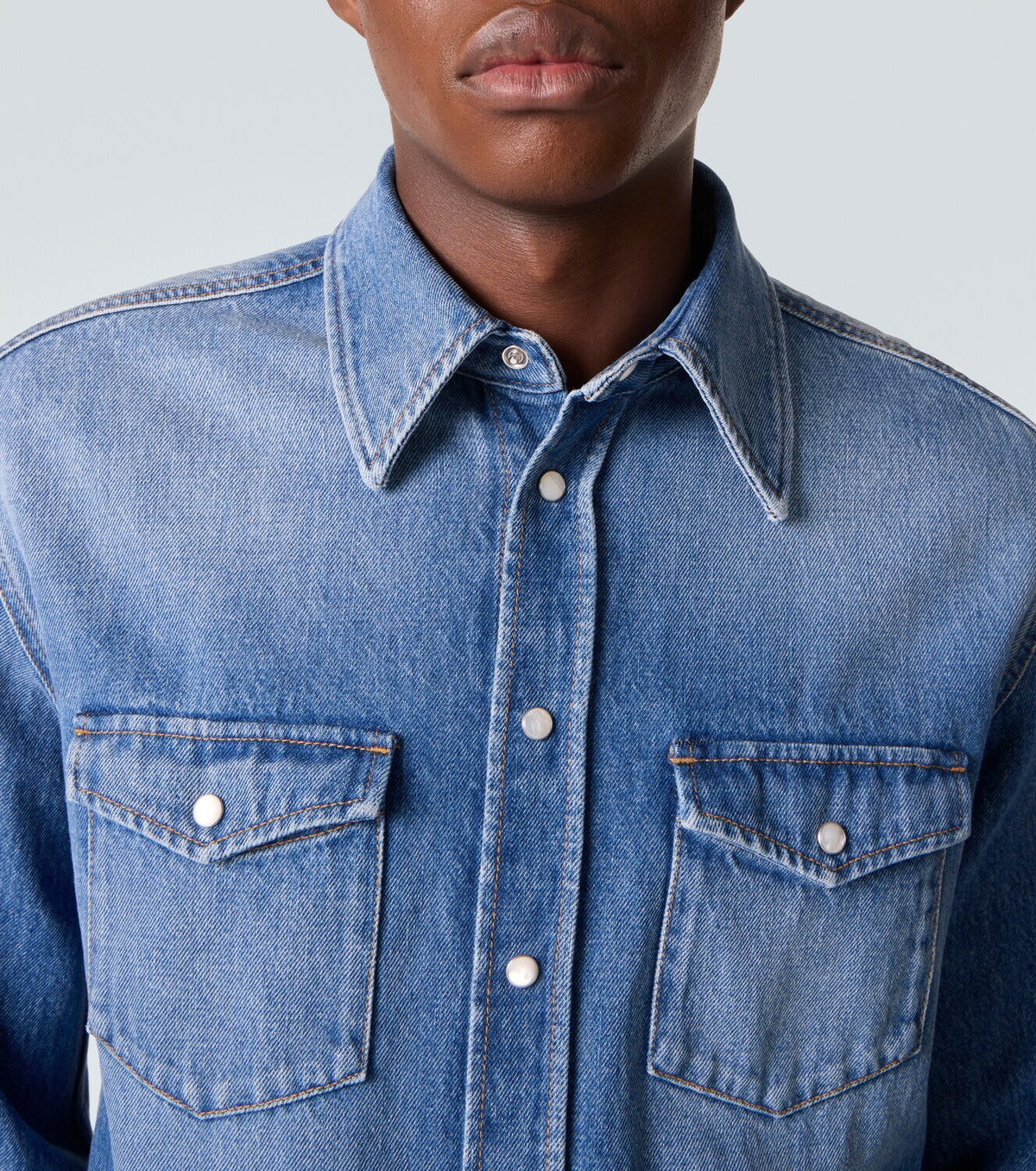 Givenchy Couture Seam denim shirt