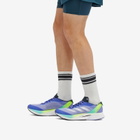 Adidas Running Men's Adidas Adizero Boston 12 Sneaker in Blue/Zero/Lemon