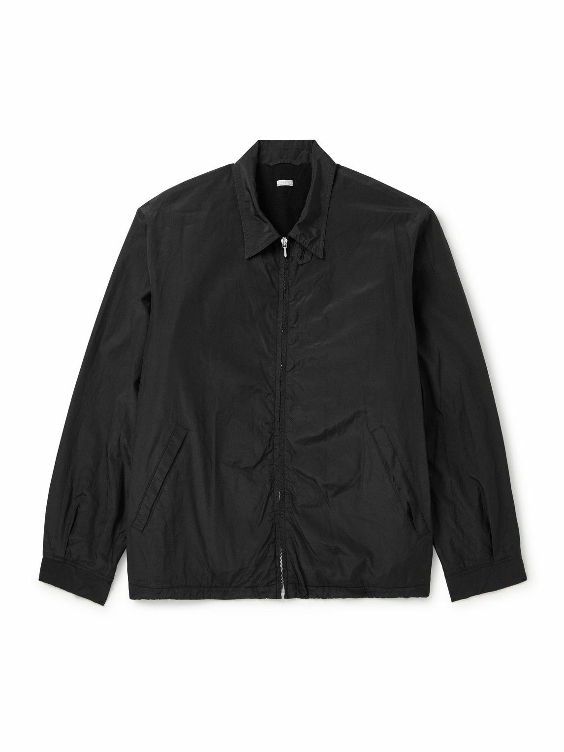 A.PRESSE - Silk and Cotton-Blend Taffeta Jacket - Black A.PRESSE A.PRESSE - Silk and Cotton-Blend Taffeta Jacket - Black A.PRESSE