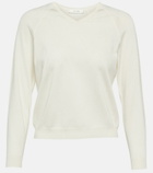 The Row Corin silk-blend top