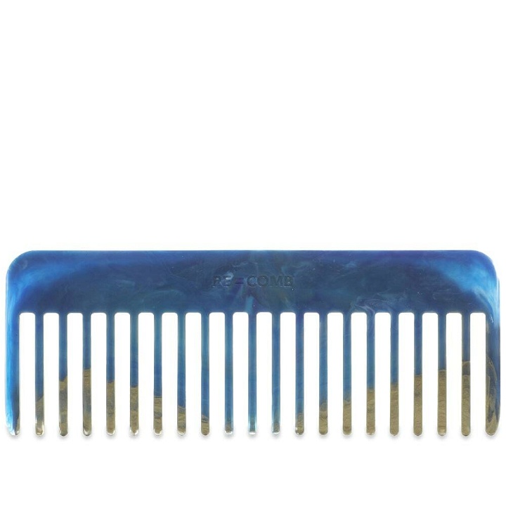 Photo: Re=Comb Recycled Plastic Hair Comb in Sapphire Dip