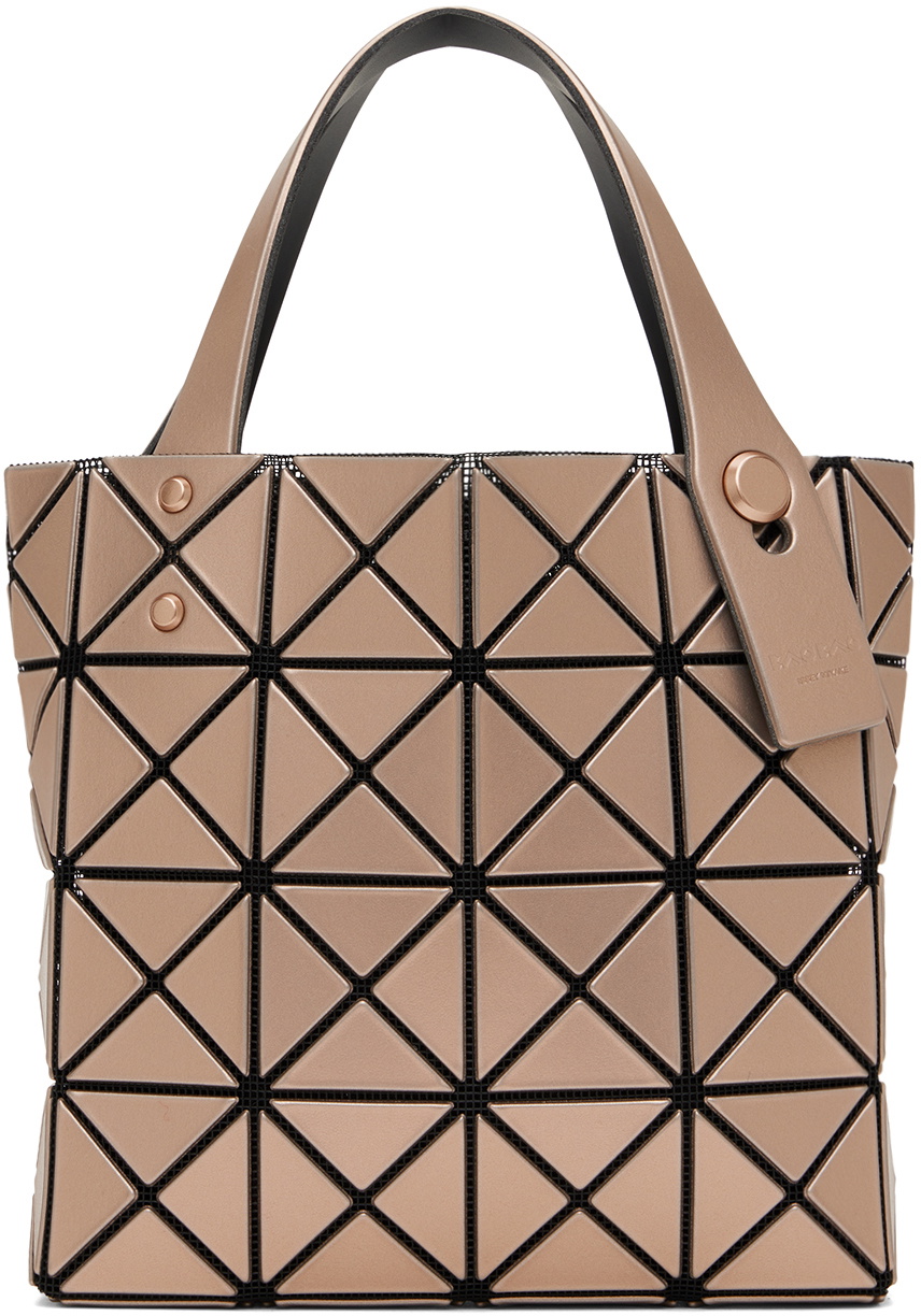 BAO BAO ISSEY MIYAKE Orange Lucent Boxy Mini Tote