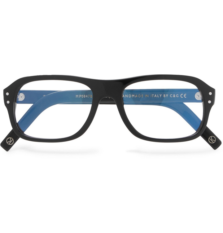 Photo: Kingsman - Cutler and Gross Eggsy's Square-Frame Acetate Optical Glasses - Black