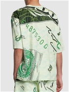 MOSCHINO - Money Printed Cotton Jersey T-shirt