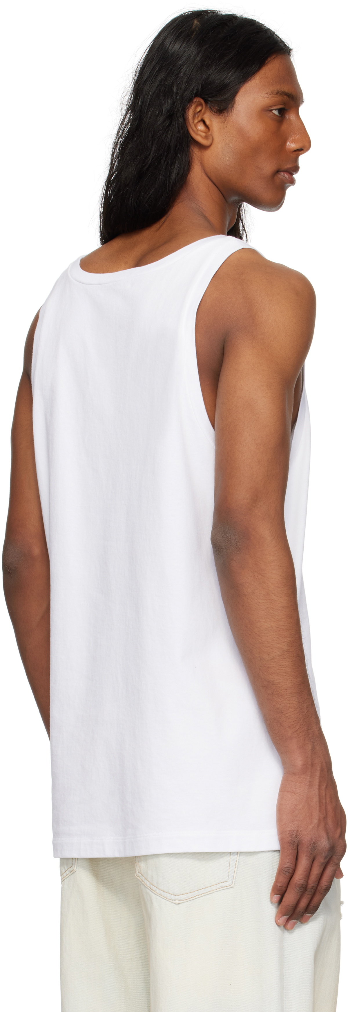 Dsquared2 White 'Summer Lovers' Sport Fit Tank Top