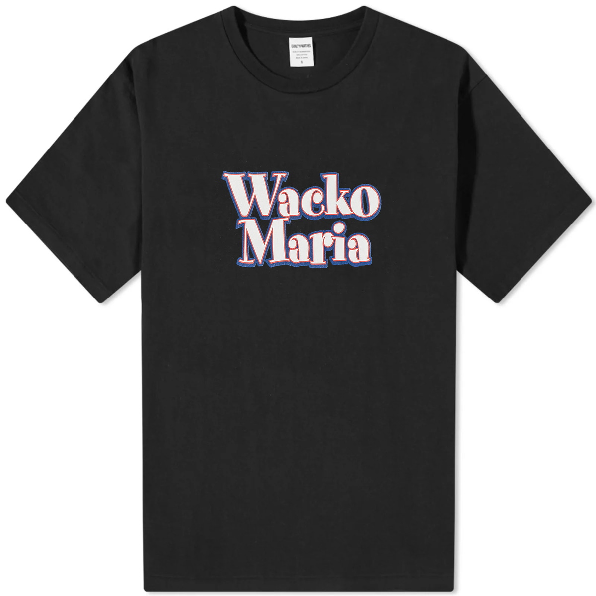 Wacko Maria Men's Type 2 Washed Heavyweight Crew T-Shirt in