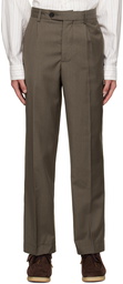 mfpen Brown Formal Trousers