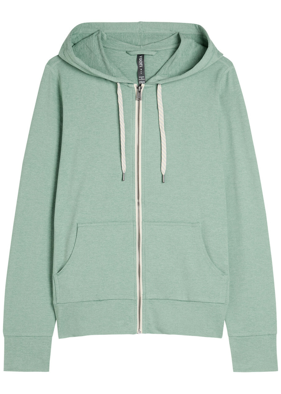 Vuori Halo Performance 2.0 Hooded Jersey Sweatshirt Blue