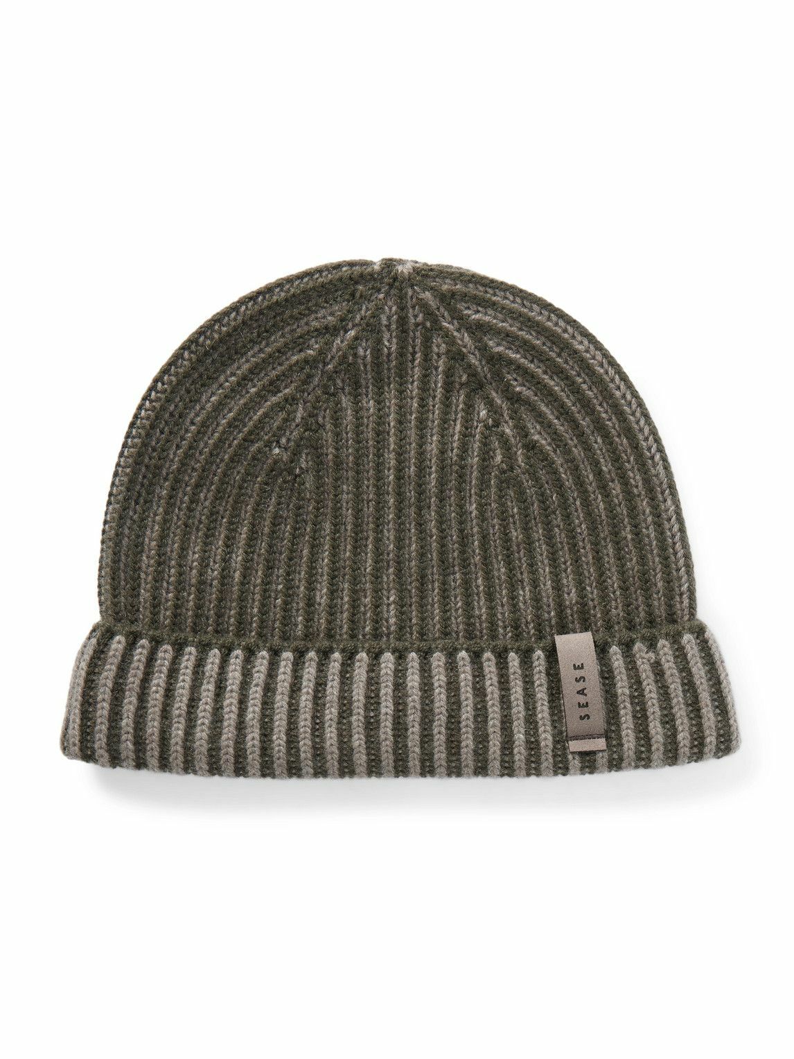 SEASE - Dinghy Reversible Ribbed Cashmere Beanie