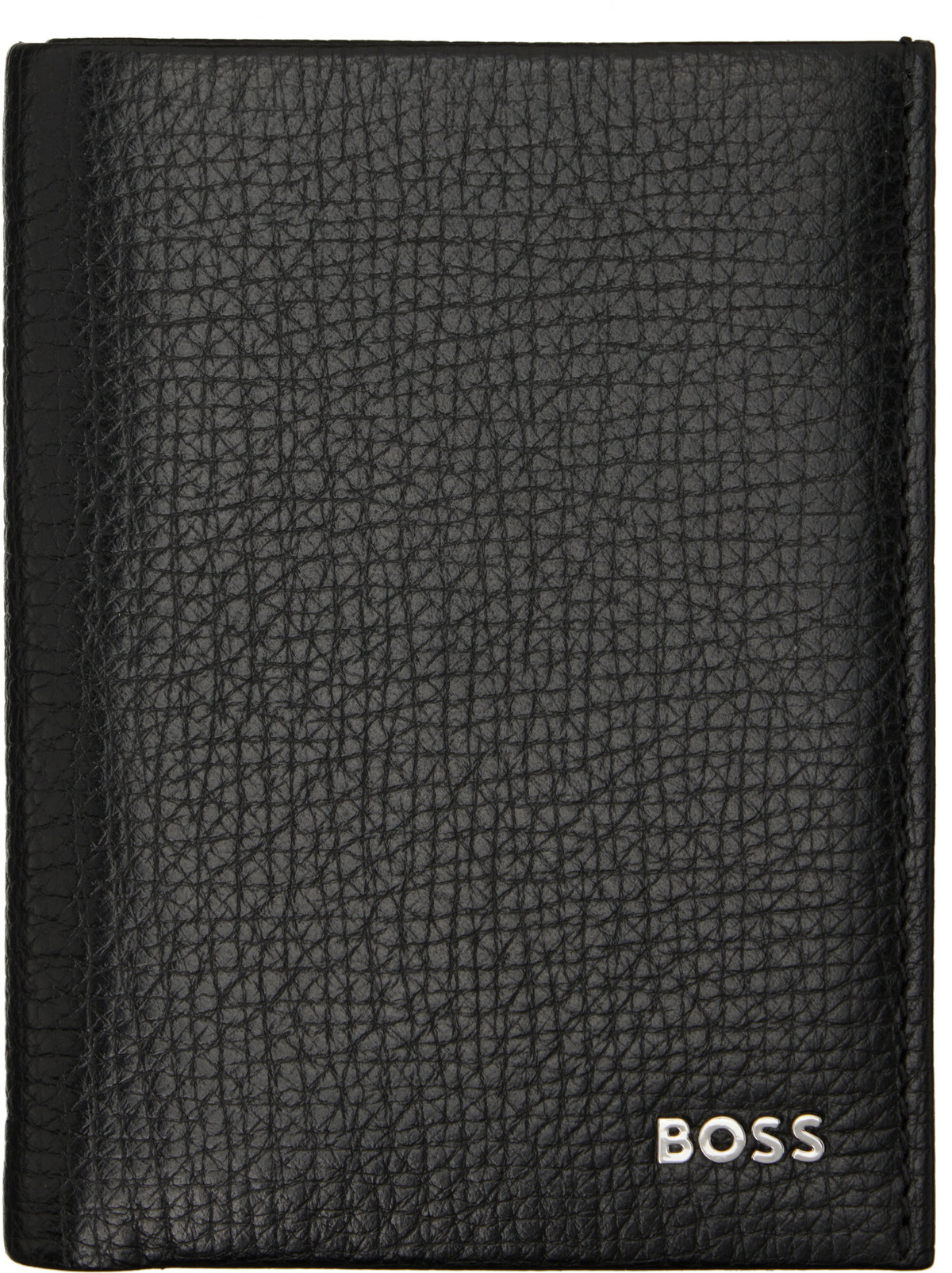 BOSS Black Leather Bifold Wallet