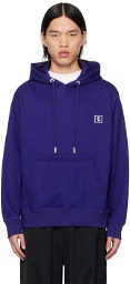 Wooyoungmi Navy Patch Hoodie