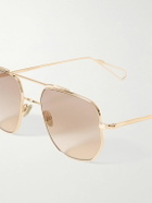 AHLEM - Campbell Addy 19 Aviator-Style Gold-Tone Sunglasses