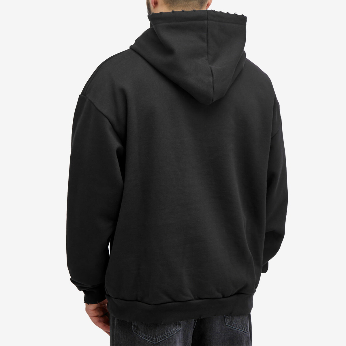 Members of the Rage Men's UFO Distressed Hoodie in Black