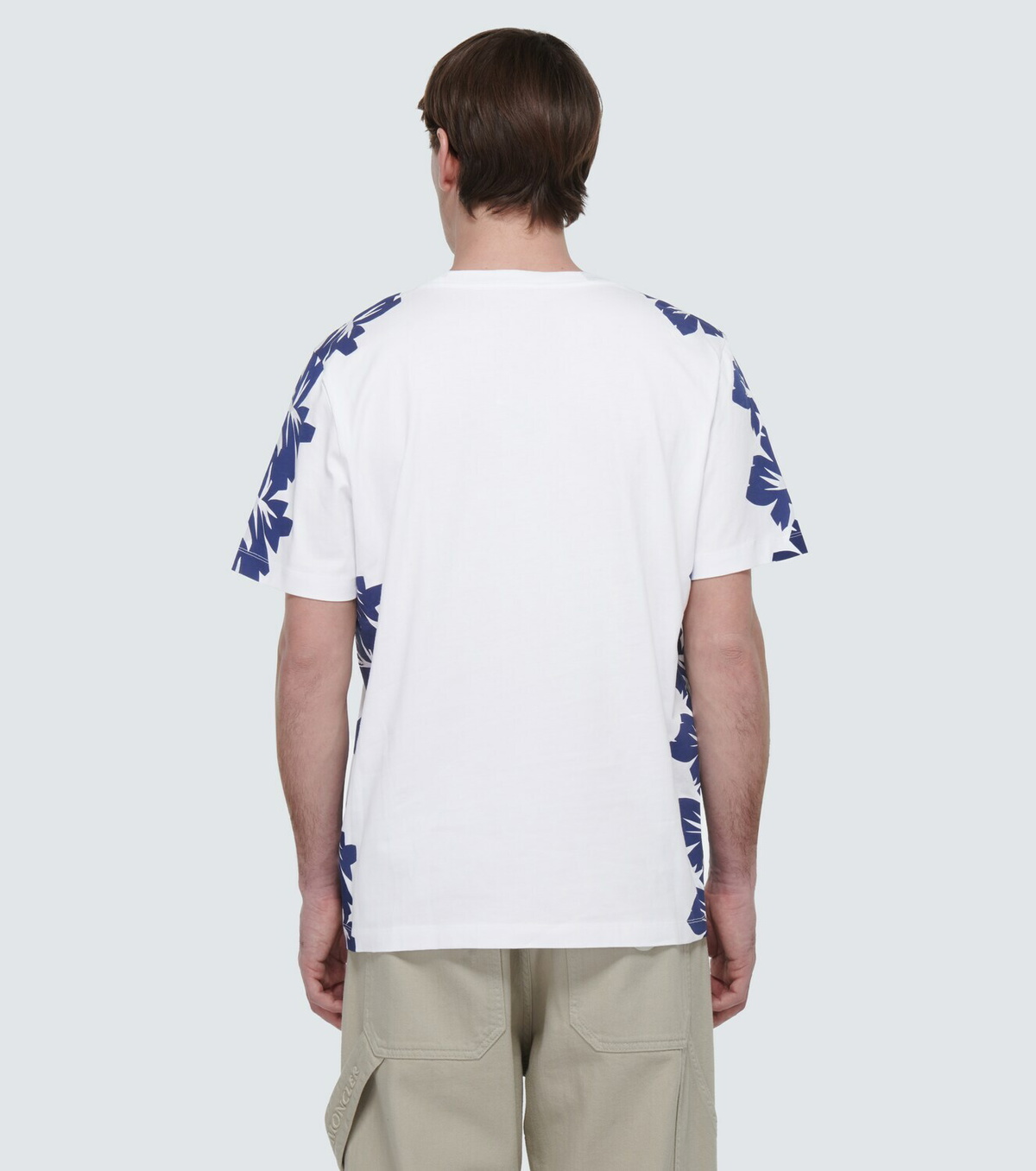 Moncler - Floral cotton T-shirt Moncler