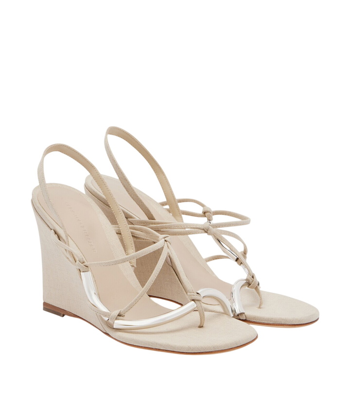 Photo: Christopher Esber Molten wedge thong sandals