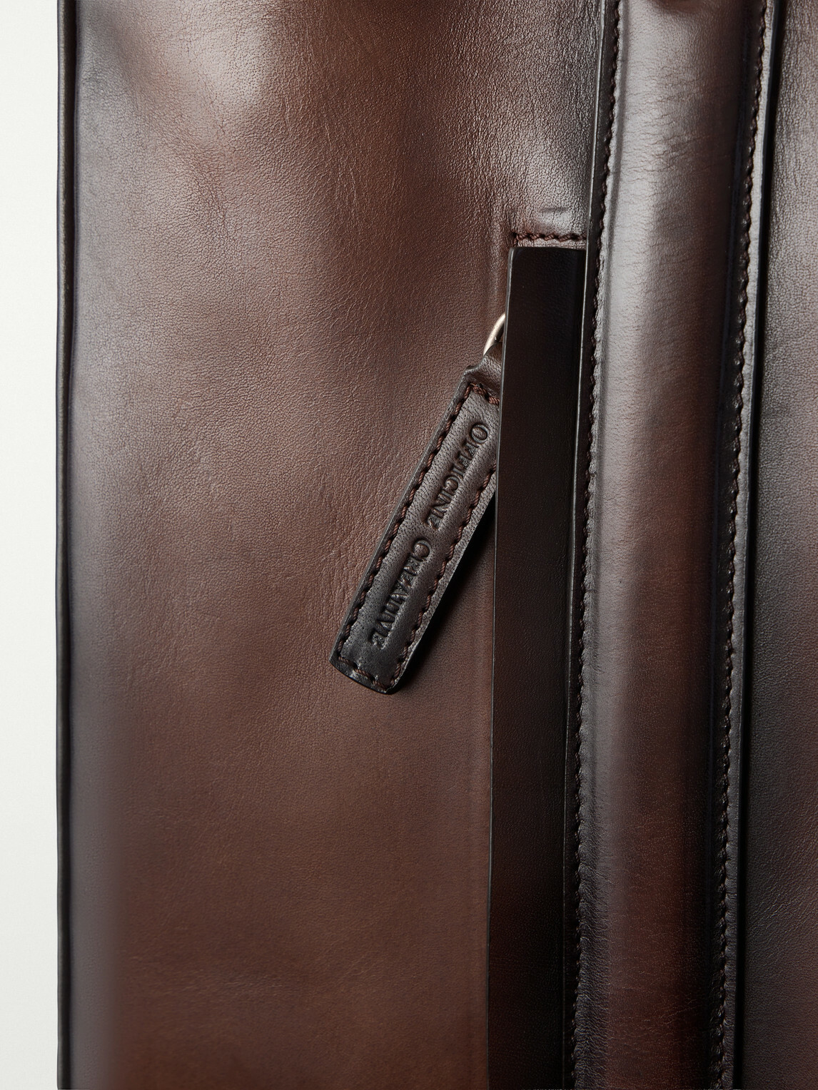 Officine Creative - Quentin/026 Leather Tote Bag - Brown