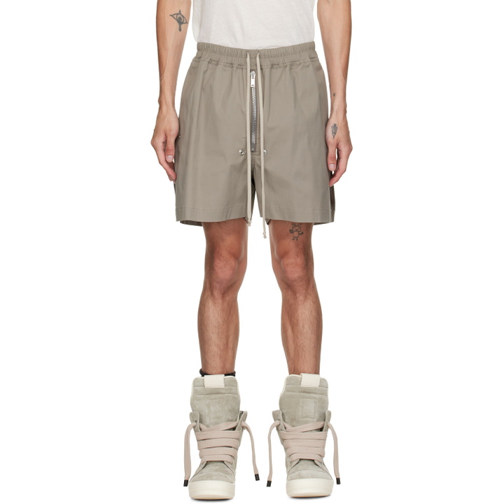 Photo: Rick Owens Taupe Tower Bela Boxers Shorts