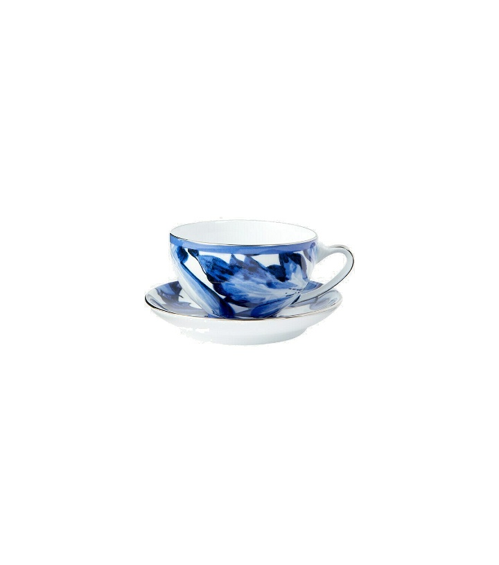 Photo: Dolce&Gabbana Casa - Blu Mediterraneo tea cup and saucer set