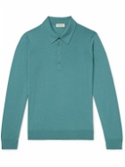 PIACENZA 1733 - Virgin Wool Polo Shirt - Blue