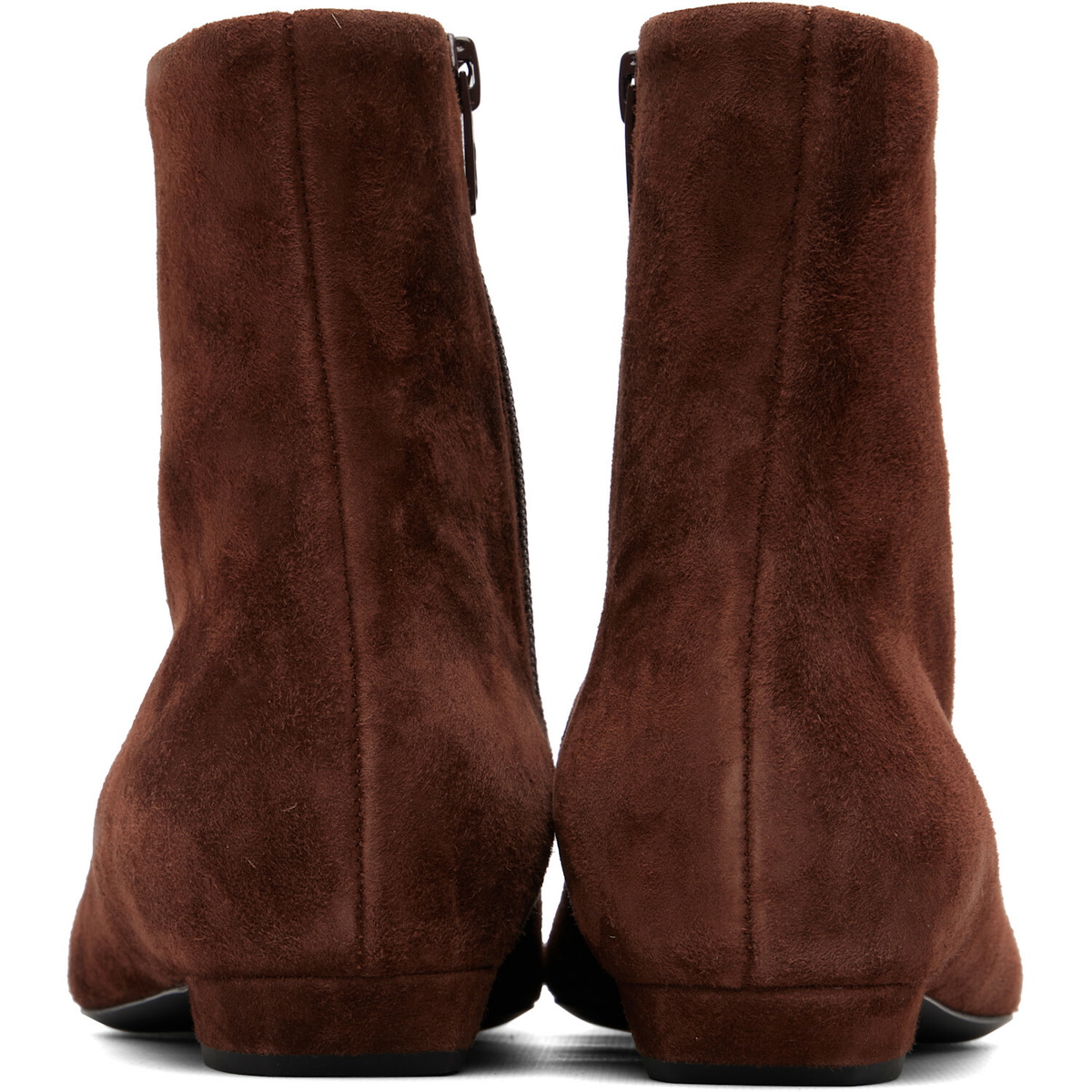 Proenza Schouler Brown Trap Flat Ankle Boots