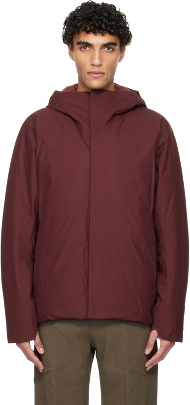 Photo: Veilance Burgundy Altus Down Jacket