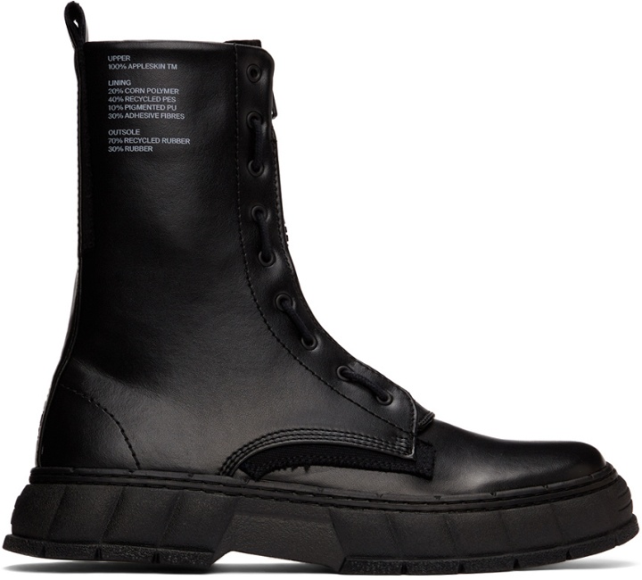 Photo: Virón Black Apple Leather 1992Z Boots