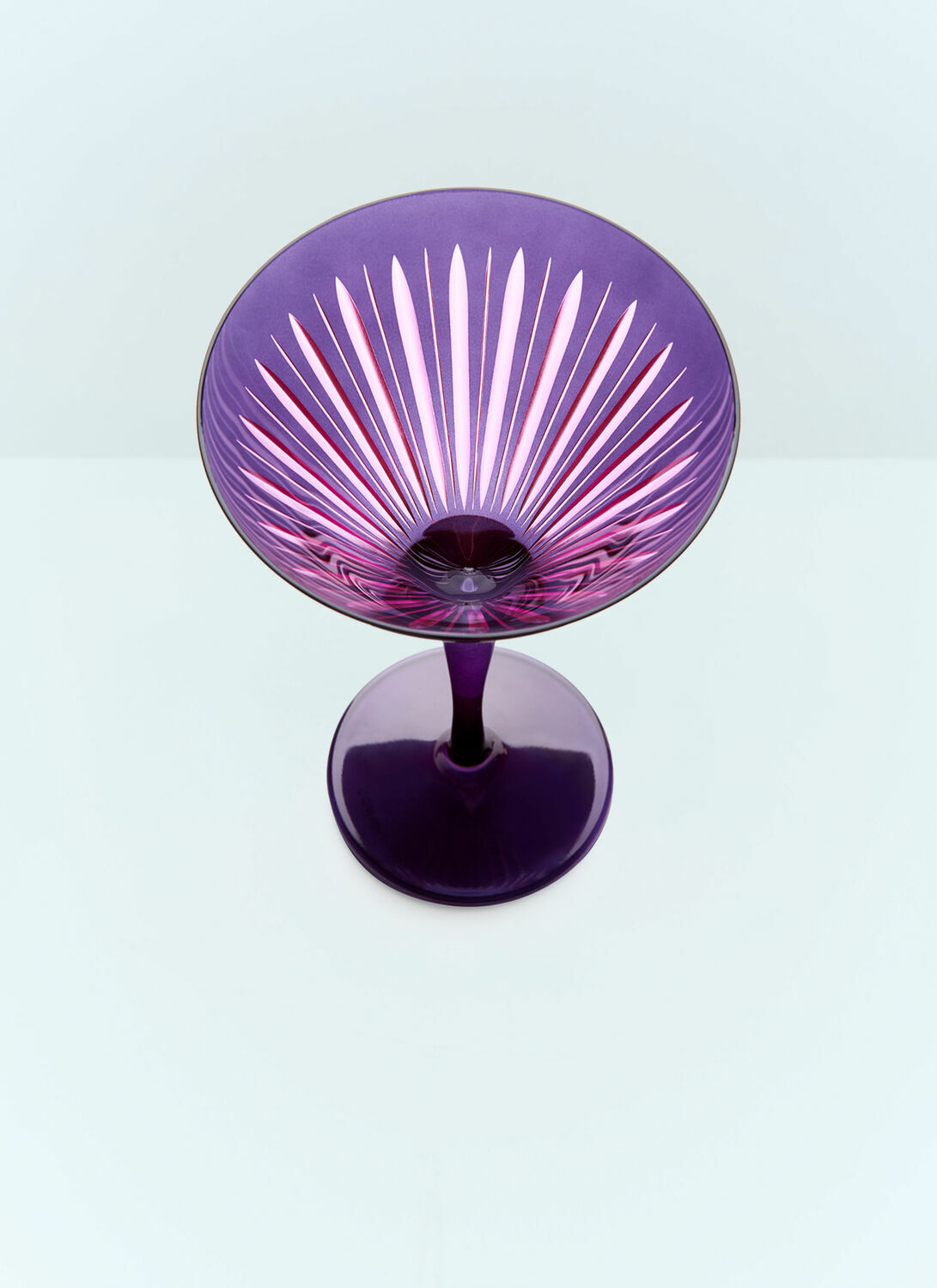 L'Objet Set Of Four Prism Martini Glasses