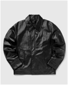 Helmut Lang Leather Jkt.Veg Anti Black - Mens - Coats|Overshirts