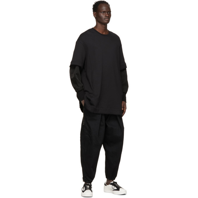 Julius Black Adjustable Zip Cargo Pants Julius