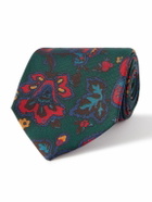 Drake's - HIM 8cm Floral-Print Silk Tie