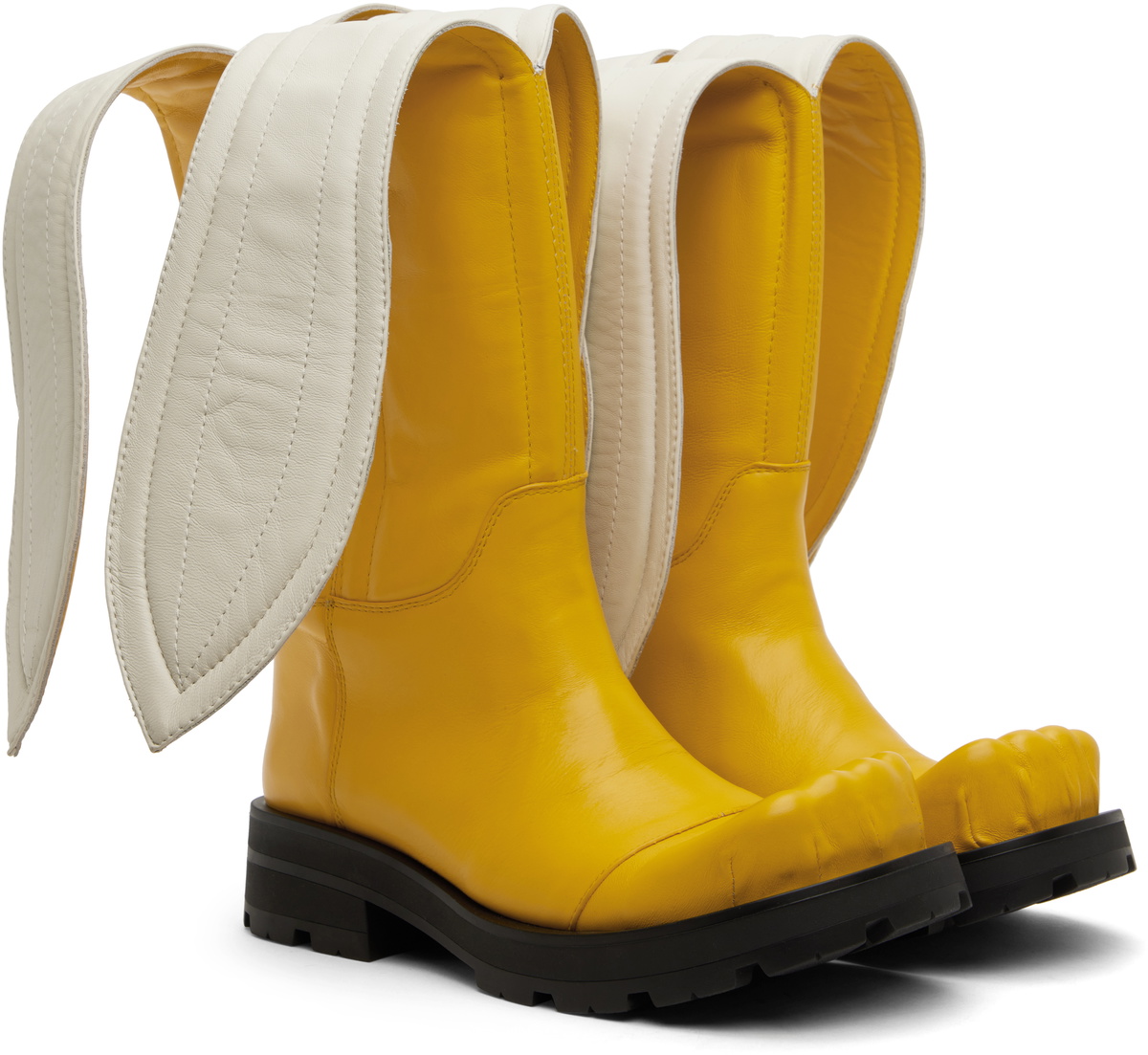 Charles Jeffrey LOVERBOY Yellow Banana Boots Charles Jeffrey Loverboy