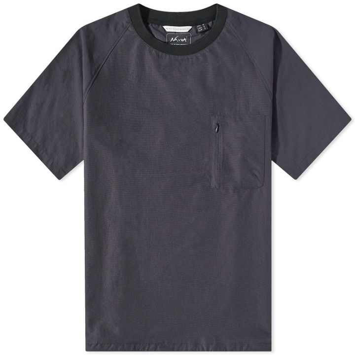 Photo: Nanga Men's Air Cloth Comfy T-Shirt in Black