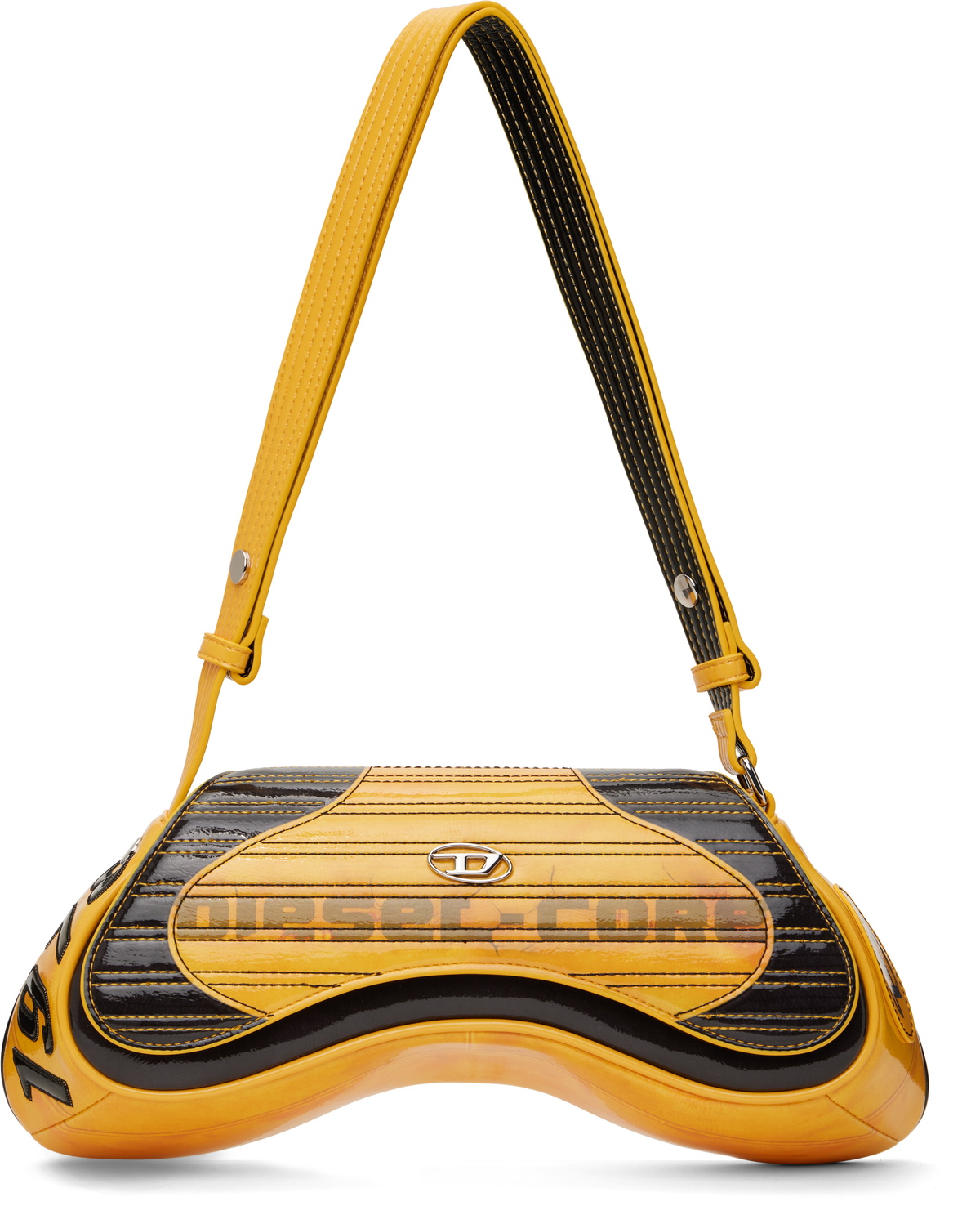 【関税込み】Diesel イエロー Play クロスボディバッグ Diesel Yellow Play Crossbody Bag Diesel