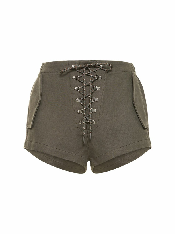 Photo: DION LEE - Stretch Cotton Parachute Hiking Shorts