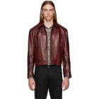 Paul Smith Red Leather Jacket