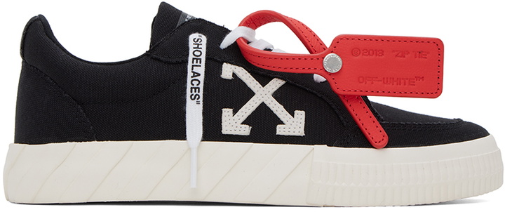 Photo: Off-White Black Vulcanized Sneakers