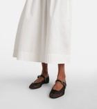 Dôen Leanne cotton poplin midi dress