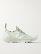 RICK OWENS - Veja Rubber-Trimmed Stretch-Knit Sneakers - Gray