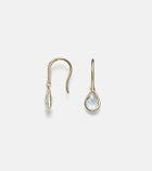 Mateo 14kt yellow gold (585/1000) earrings with amethyst and diamonds