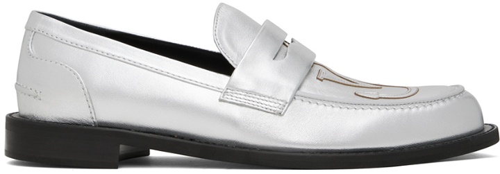 Photo: JW Anderson Silver Moccassin Loafers