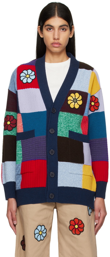 Photo: Moncler Genius 1 Moncler JW Anderson Multicolor Patchwork Cardigan