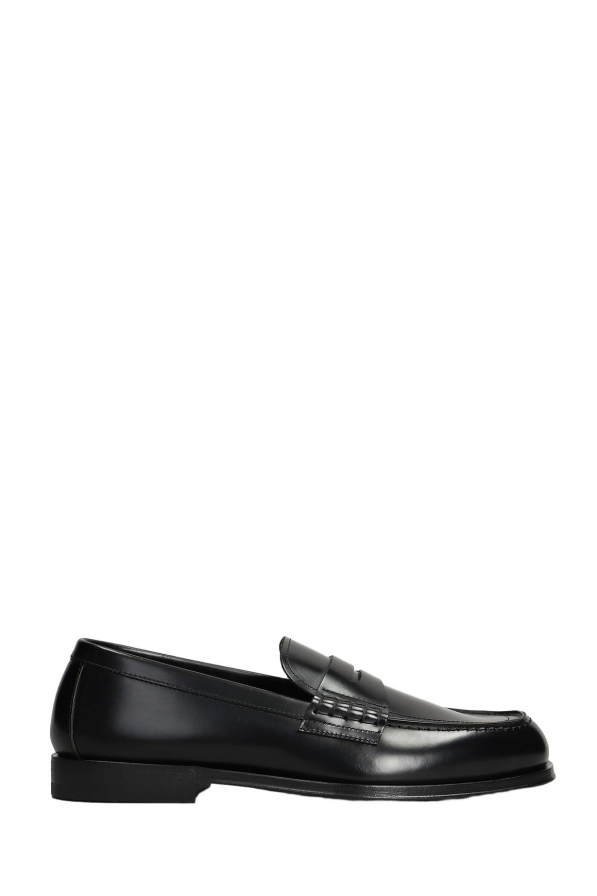 Henderson Baracco Loafers In Black Leather