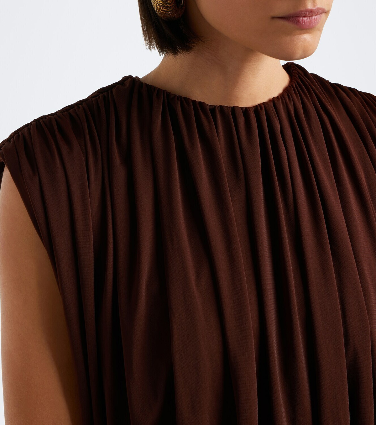 Cala de la Cruz Stone draped top