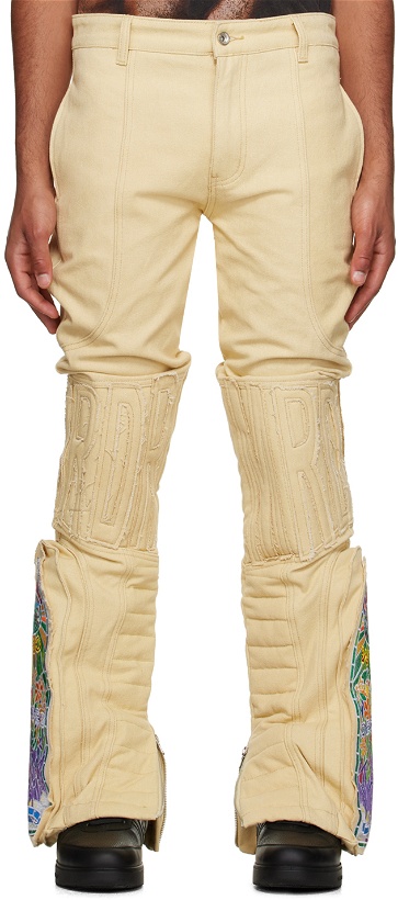 Photo: Who Decides War Yellow 'MRDR' Trousers