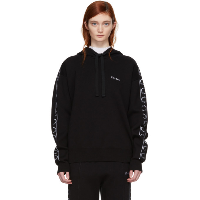 Photo: Etudes Black Time-Out Hoodie