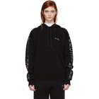 Etudes Black Time-Out Hoodie