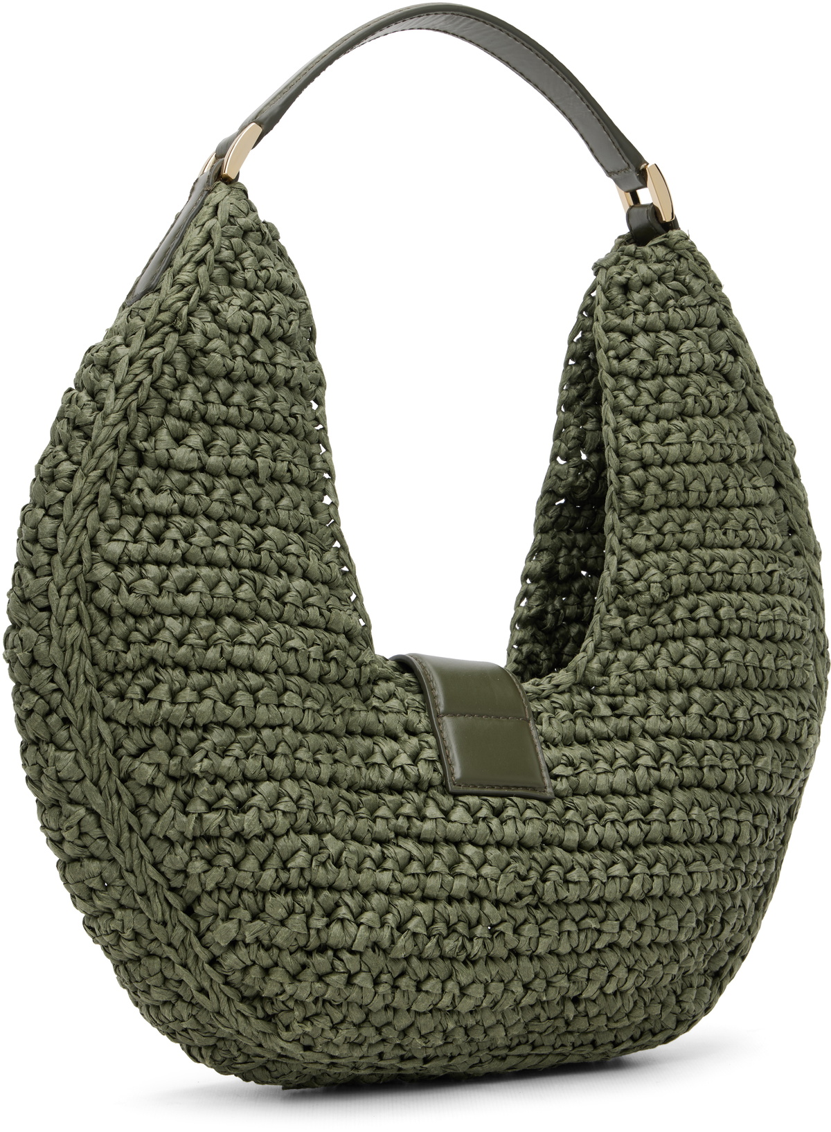 ANINE BING Khaki Lou Monogram Bag