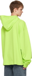 ANONYMOUS CLUB Green Crystal-Cut Hoodie